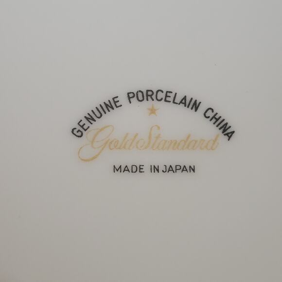 Gold Standard with Round Covered Vegetable Dish Porcelain China Made Japan MCM - Picture 2 of 12